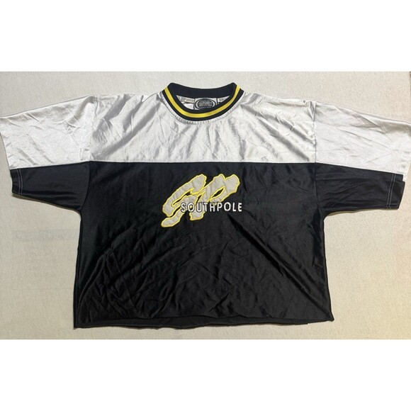 Vintage Y2K Southpole Jersey Shirt Embroidered Yellow Men’s 2XL *PLEASE READ* - Picture 1 of 6